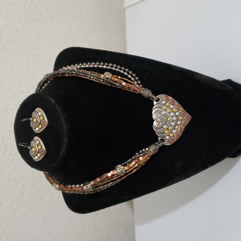 Chicos necklace and earrings set